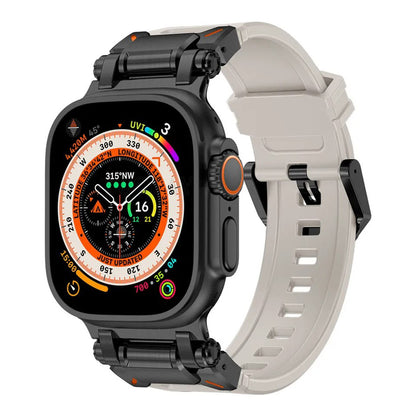 Pasek Techsuit W064 do Apple Watch 49mm / 46mm / 45mm / 44mm / 42mm Series, Czarno-Szary