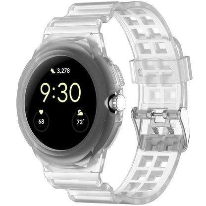 Pasek Techsuit W065 do Google Pixel Watch 3 41mm / Watch 2 / Watch, Przezroczysty