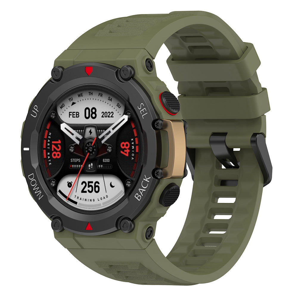 Pasek Techsuit W067 do Amazfit T-Rex 2, Ciemnozielony