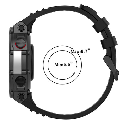Pasek Techsuit W067 do Amazfit T-Rex 2, Ciemnozielony
