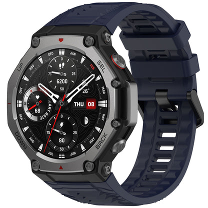 Pasek Techsuit W067 do Amazfit T-Rex 3, Granatowy