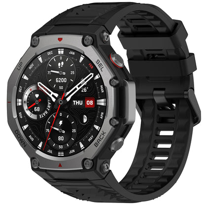 Pasek Techsuit W067 do Amazfit T-Rex 3, Czarny