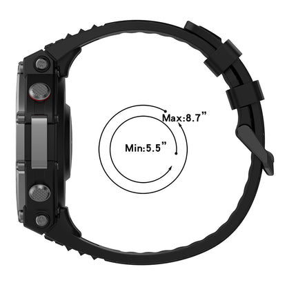 Pasek Techsuit W067 do Amazfit T-Rex 3, Czarny