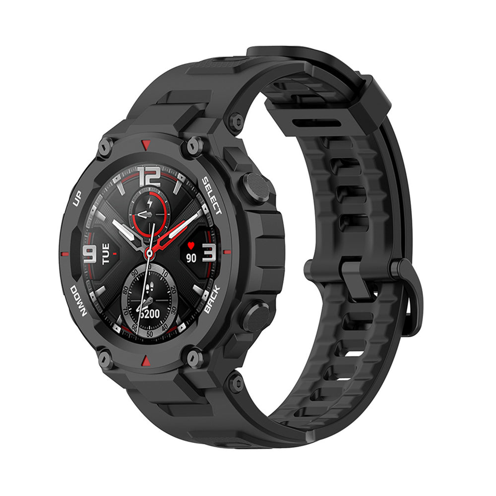 Pasek Techsuit W067 do Amazfit T-Rex Pro / T-Rex, Czarny