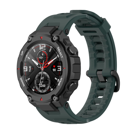 Pasek Techsuit W067 dla Amazfit T-Rex Pro / T-Rex, Ciemnozielony
