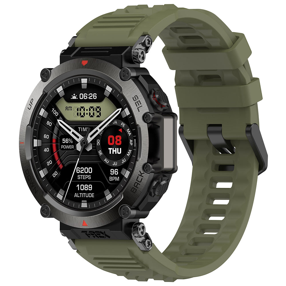 Pasek Techsuit W067 do Amazfit T-Rex Ultra, Zielony