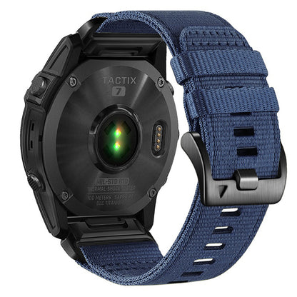 Techsuit W070 Strap for Garmin Instinct / Approach / Fenix Watch Series, 20mm, Navy Blue