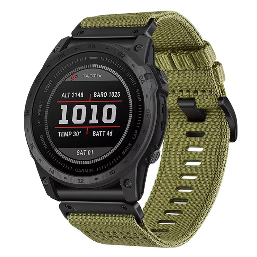 Pasek Techsuit W070 do Garmin Watch Fenix / Forerunner Series, 22mm, Zielony