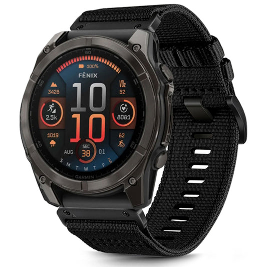 Pasek Techsuit W070 do Garmin Watch Fenix Series, 26mm, Czarny