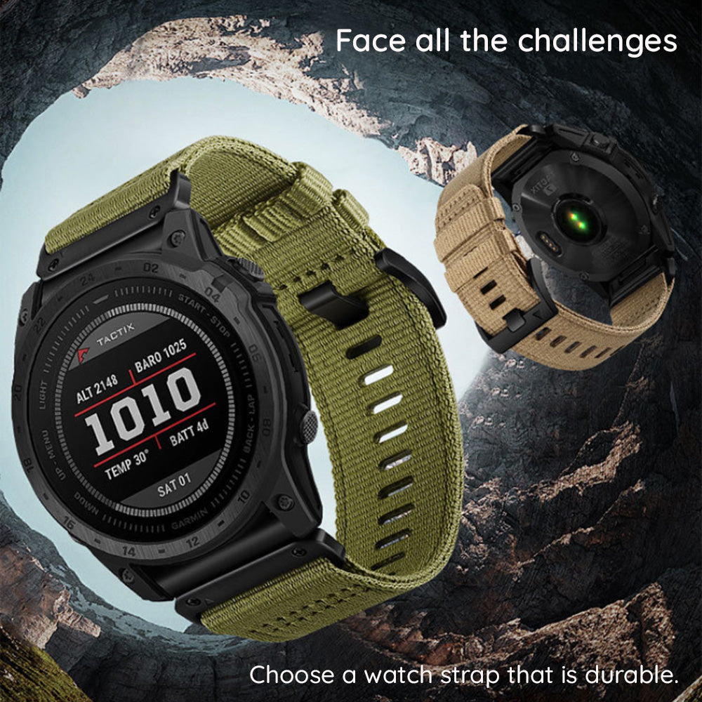 Pasek Techsuit W070 do Garmin Watch Fenix Series, 26mm, Pomarańczowy