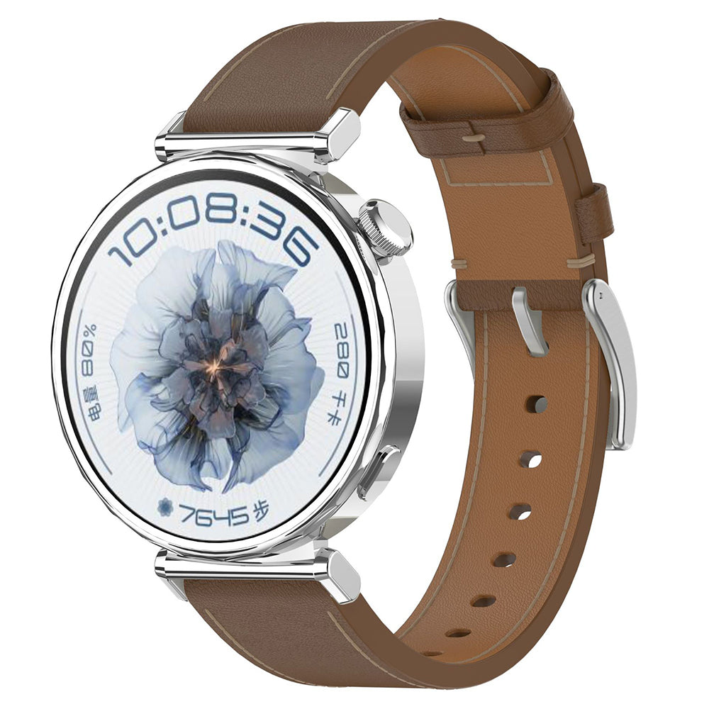 Pasek Techsuit W073 do Huawei Watch / Garmin Watch Series, 18mm, Brązowy