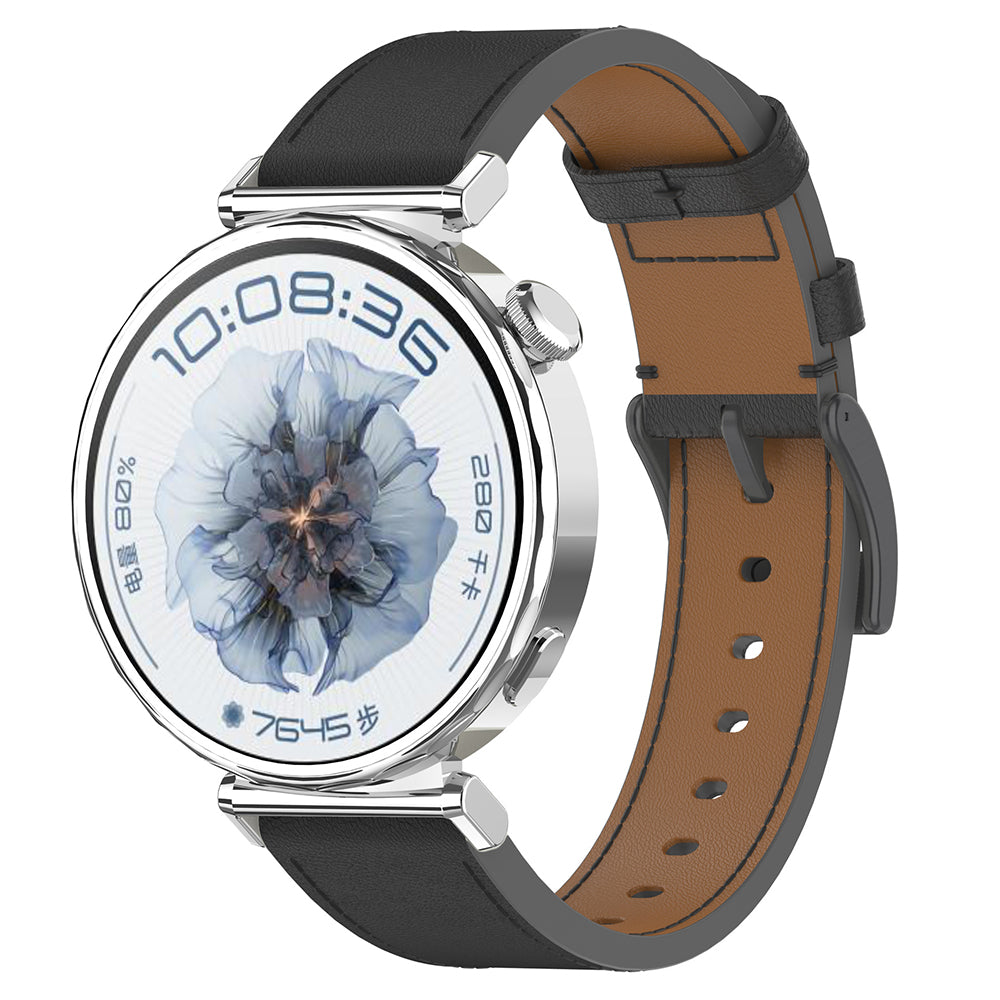 Pasek Techsuit W073 do Huawei Watch / Garmin Watch Series, 18mm, Czarny