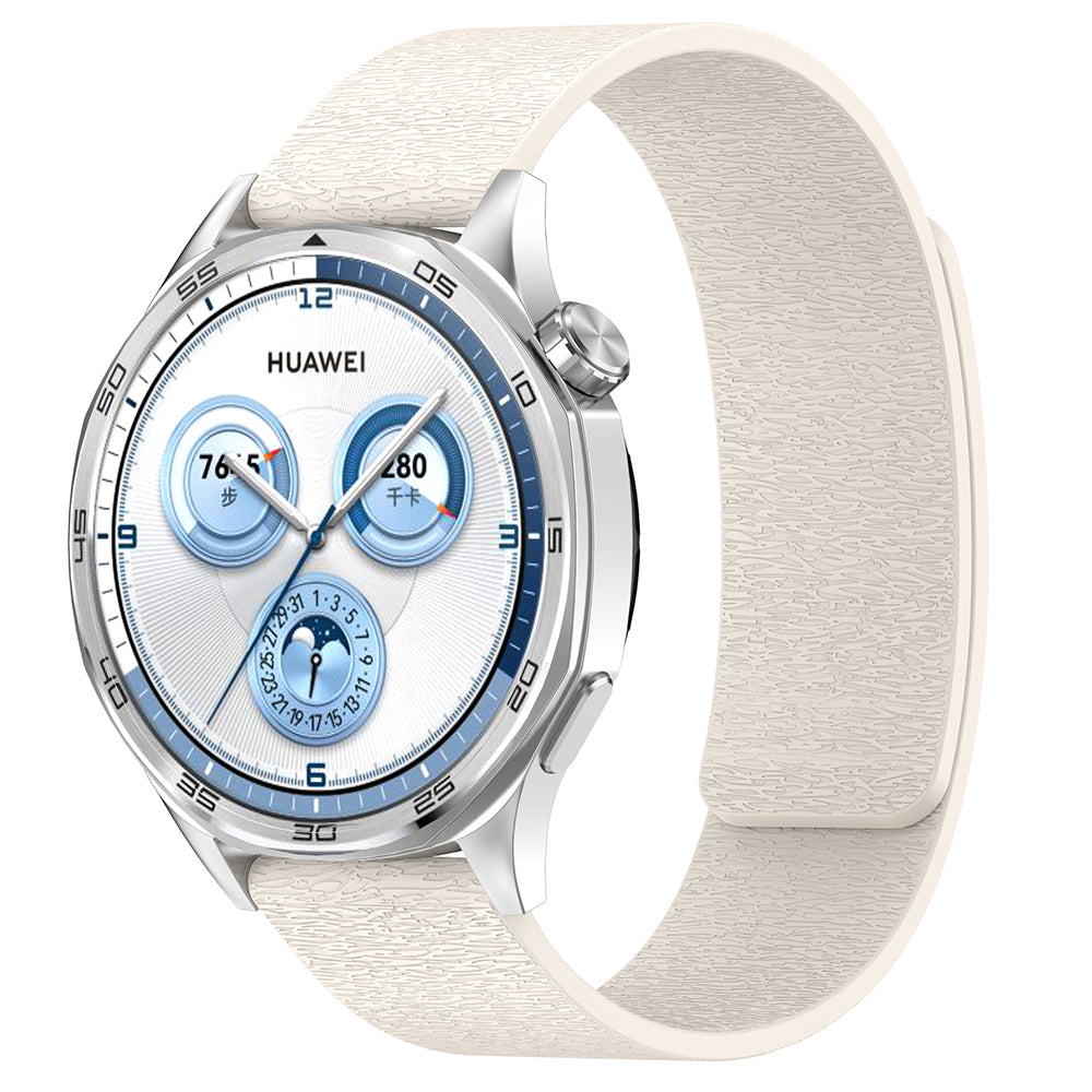 Pasek Techsuit W074 do Huawei Watch / Garmin Watch Series, 18mm, Beżowy