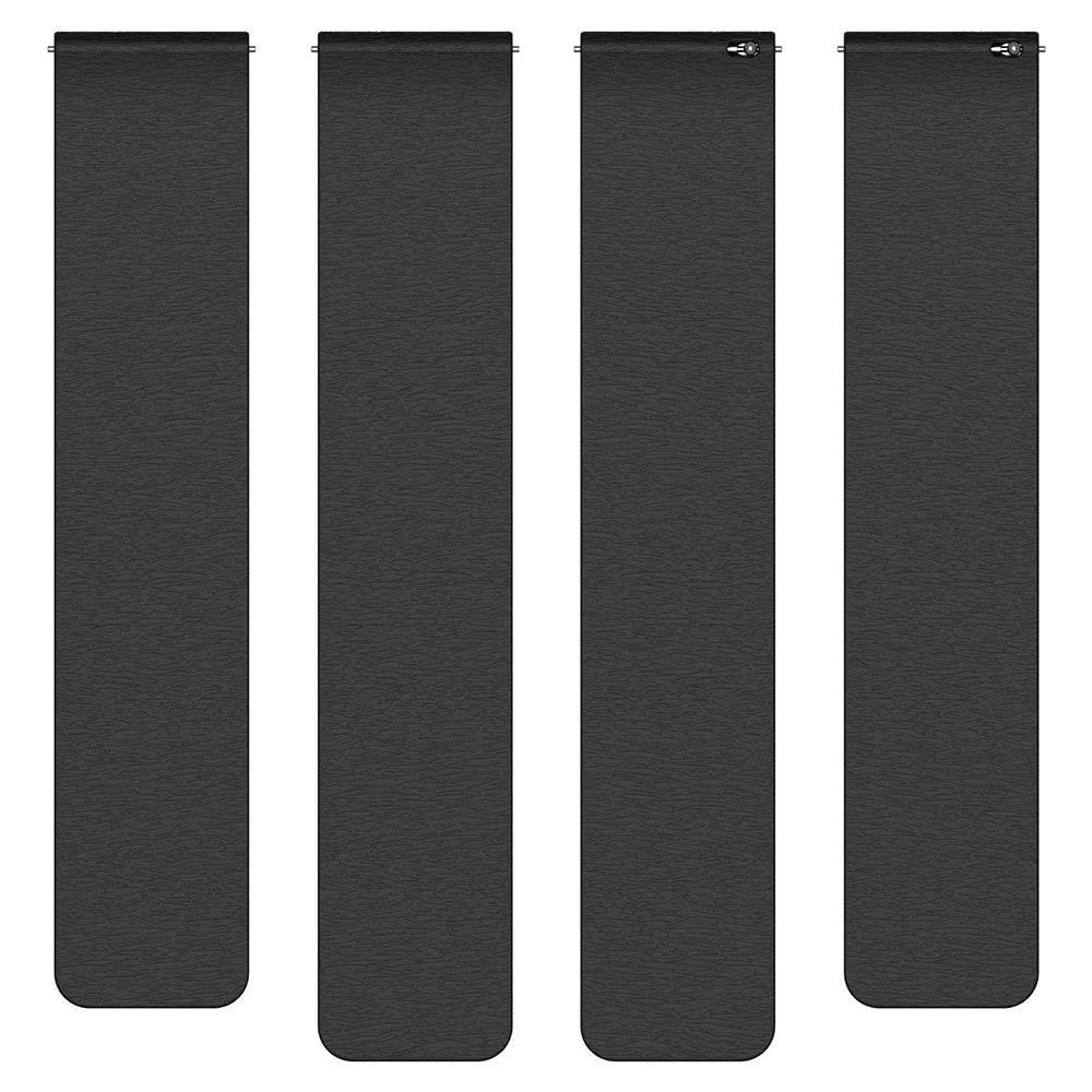 Pasek Techsuit W074 do Huawei Watch / Garmin Watch Series, 18mm, Czarny