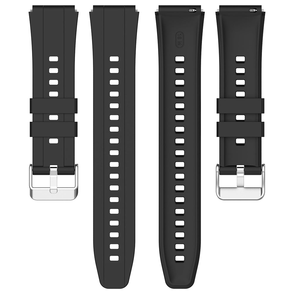 Techsuit W075 Strap for Huawei Watch / Garmin Watch Series, 18mm, Burgundy