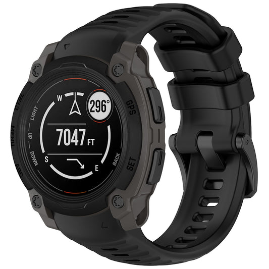 Pasek Techsuit W076 do Garmin Instinct E 40mm, Czarny