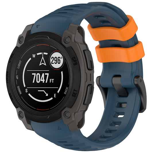 Pasek Techsuit W076 do Garmin Instinct E 45mm, Niebieski