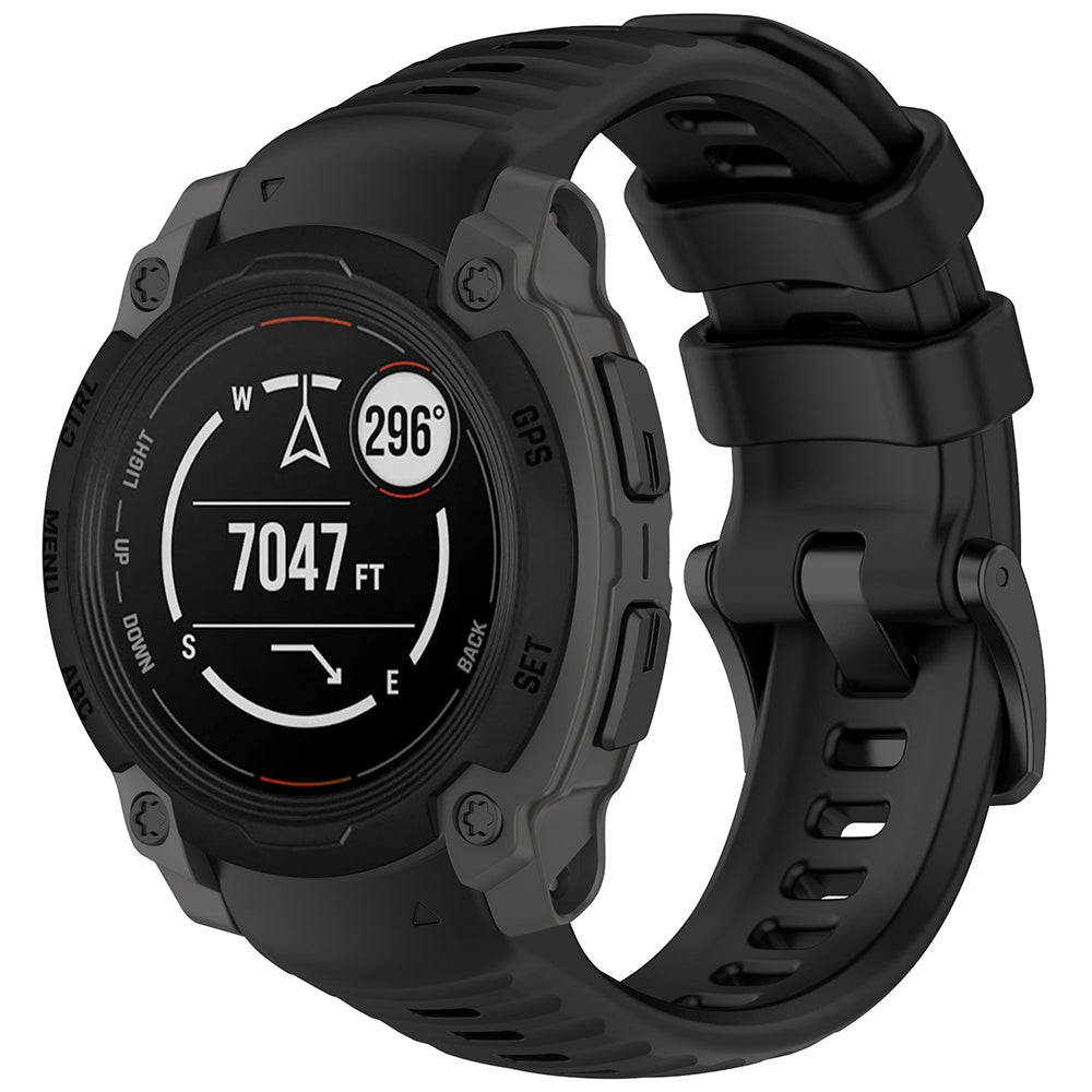 Pasek Techsuit W076 do Garmin Instinct E 45mm, Czarny