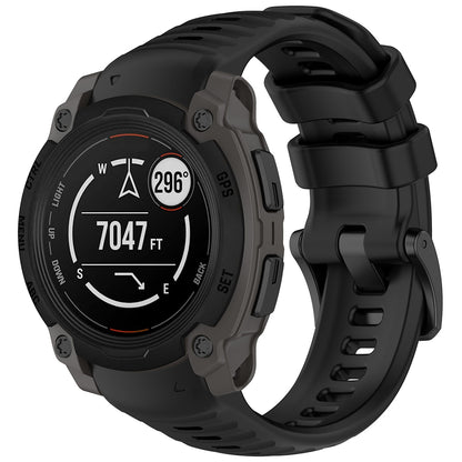 Pasek Techsuit W076 do Garmin Instinct E 45mm, Czarny