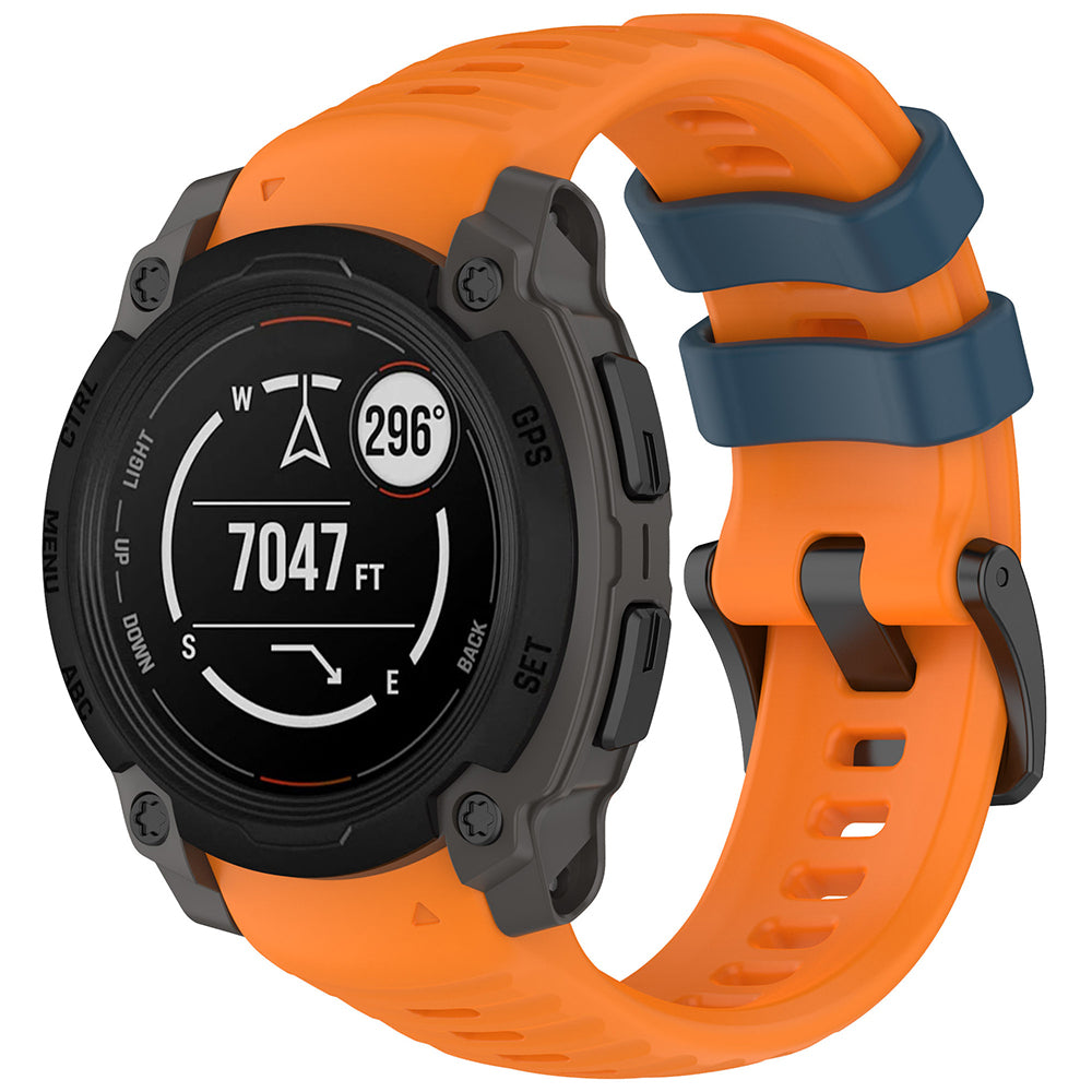 Pasek Techsuit W076 do Garmin Instinct E 45mm, Pomarańczowy
