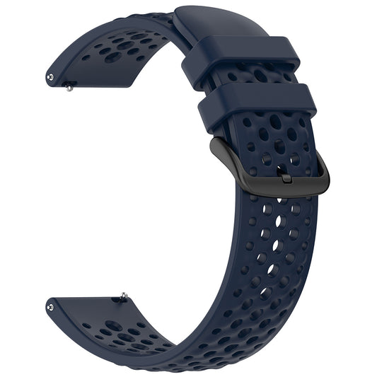 Techsuit W083 Strap for Amazfit Watch / Samsung Watch Series, 22mm, Navy Blue