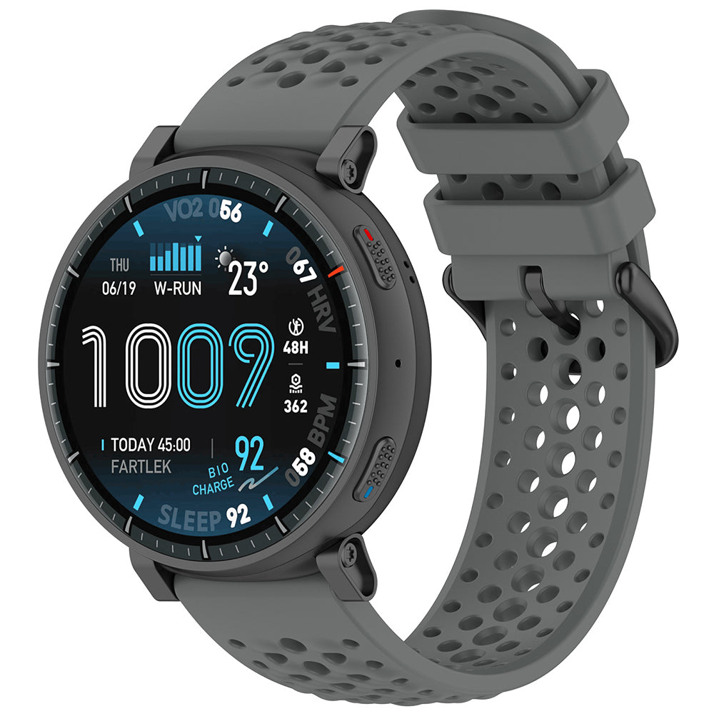 Pasek Techsuit W083 do Amazfit Watch / Samsung Watch Series, 22mm, Szary