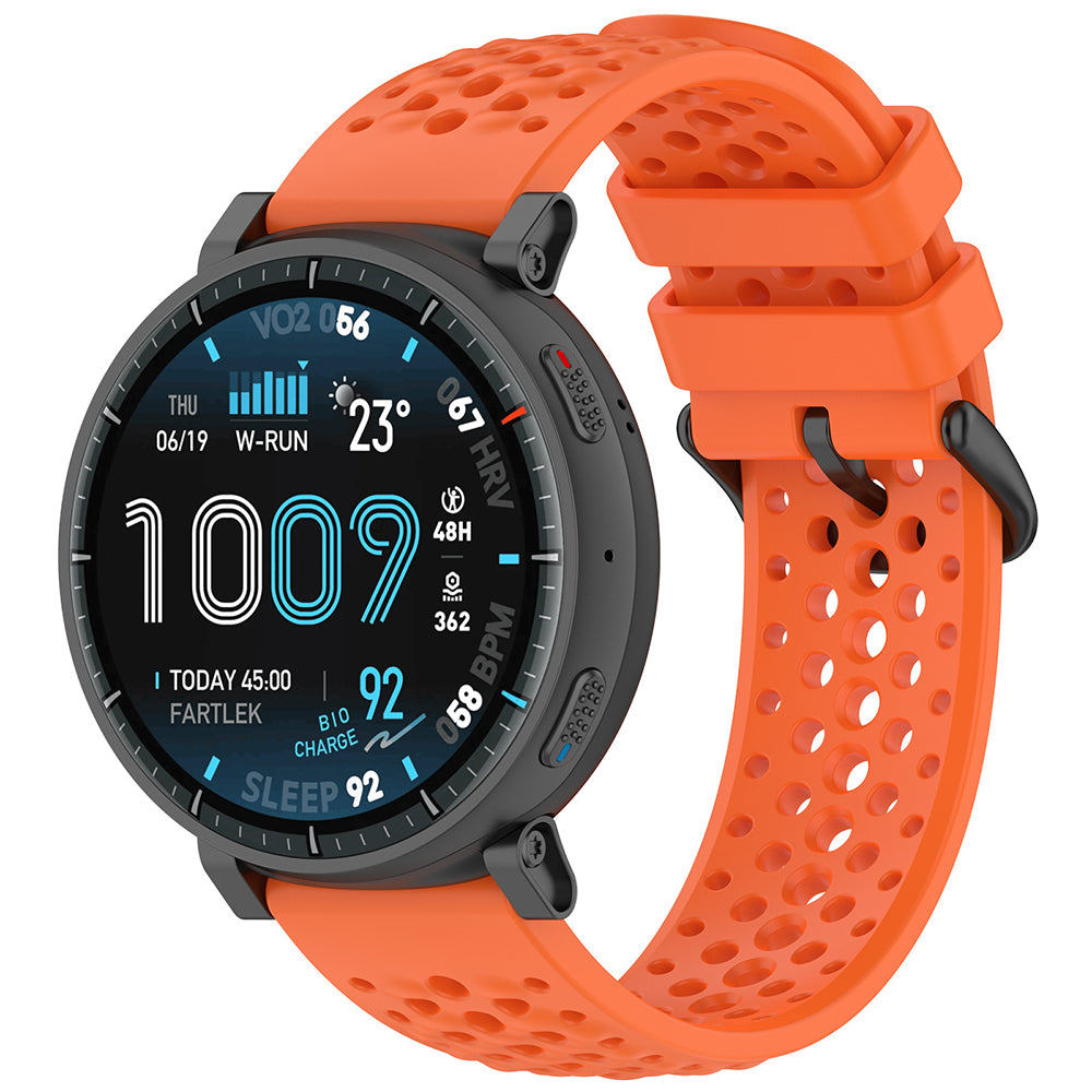 Pasek Techsuit W083 do Amazfit Watch / Samsung Watch Series, 22mm, Pomarańczowy