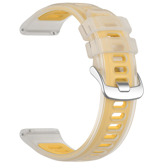 Pasek Techsuit W084 do Samsung Galaxy Watch / Huawei Watch Series, 20mm, Żółty