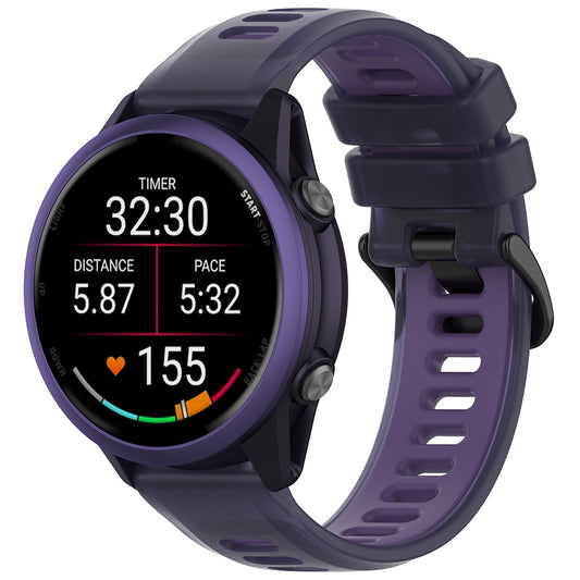 Pasek Techsuit W084 do Samsung Galaxy Watch / Huawei Watch Series, 20mm, Fioletowy