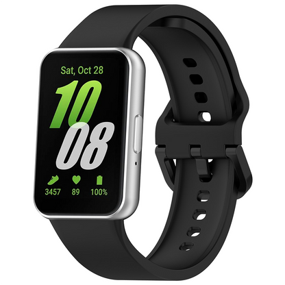 Techsuit W086 Strap for Samsung Galaxy Fit3 R39M, Black