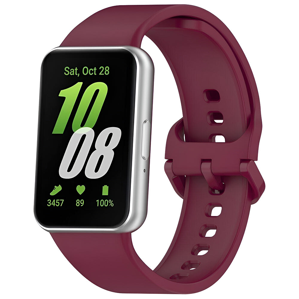 Pasek Techsuit W086 do Samsung Galaxy Fit3 R39M, Wiśniowy