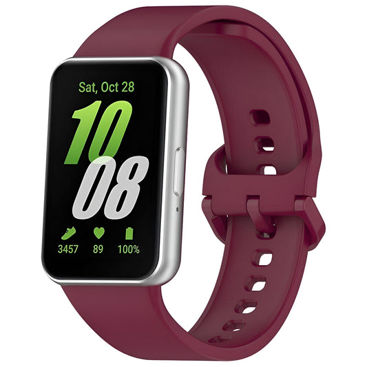 Pasek Techsuit W086 do Samsung Galaxy Fit3 R39M, Wiśniowy