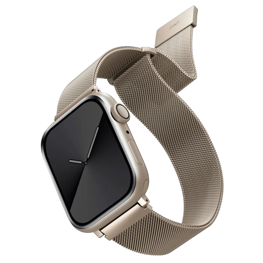 UNIQ Dante Band for Apple Watch 42mm / 41mm / 40mm / 38 Series, Gold