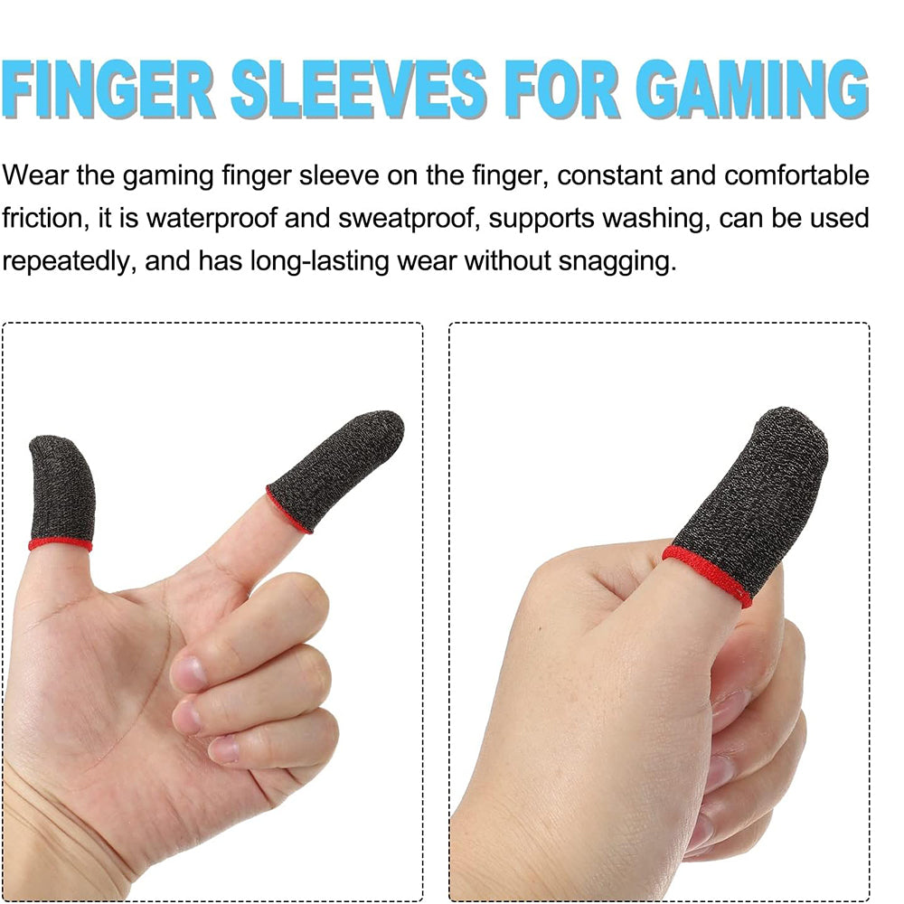 Nakładki na palce Gaming Techsuit FS3-02, czerwone