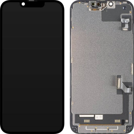 Wyświetlacz z ekranem dotykowym Apple iPhone 17e, z ramką, czarny, Service Pack 661-60211