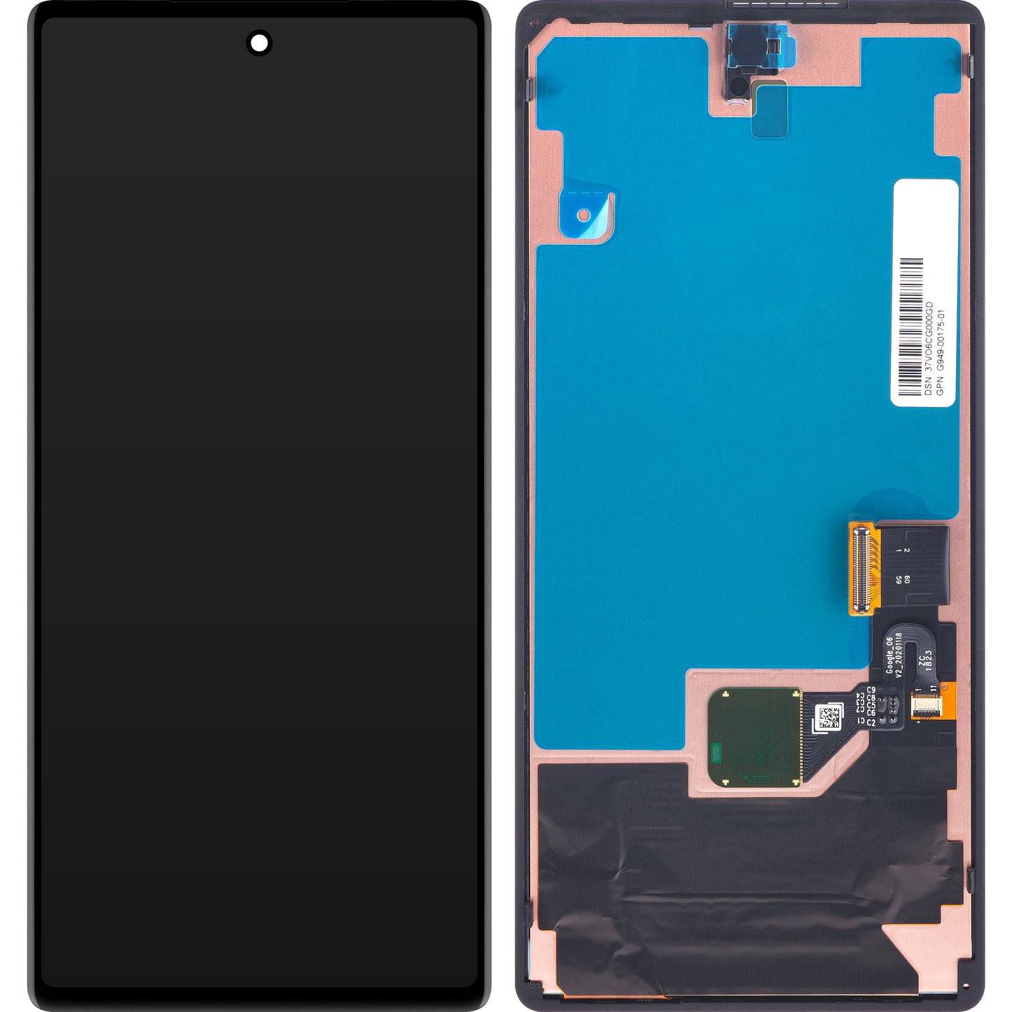 Wyświetlacz dotykowy Google Pixel 6, dodatek Service Pack G949-00175-01