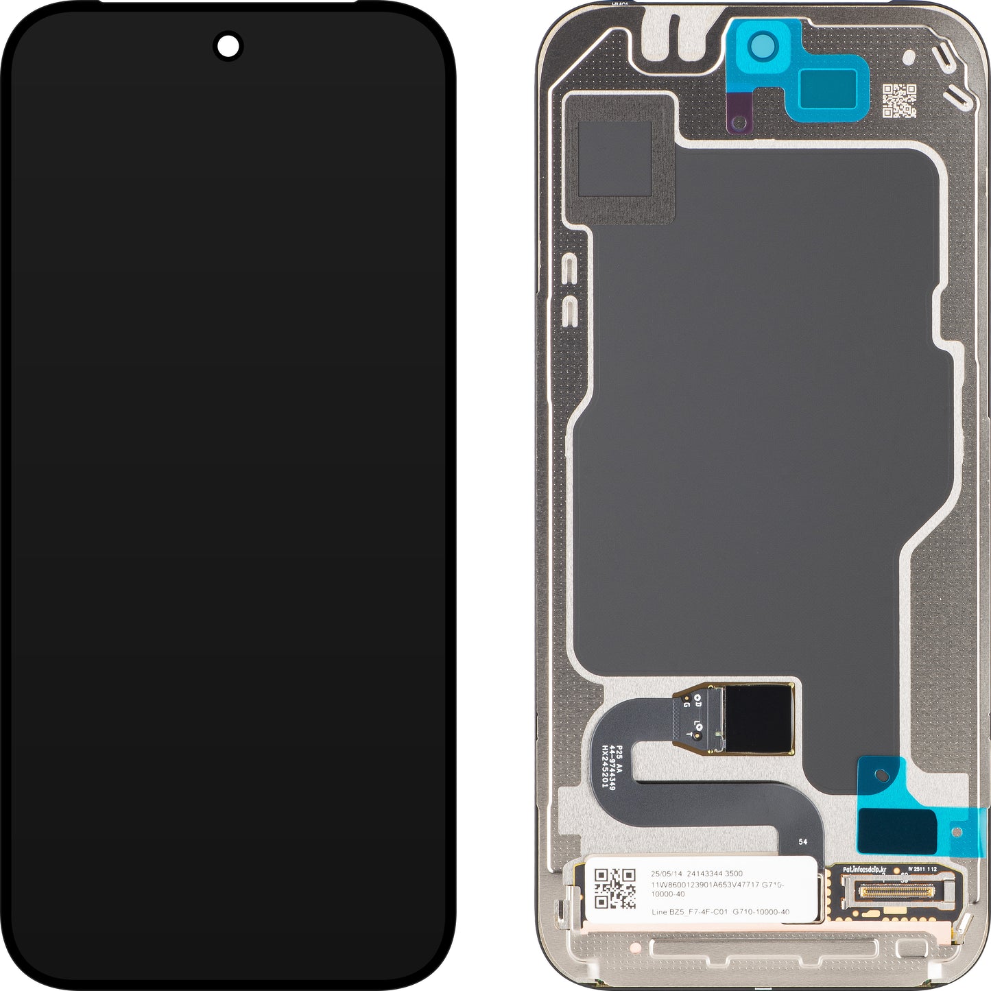 Wyświetlacz z ekranem dotykowym Google Pixel 10 Pro, Pakiet serwisowy G949-01418-00