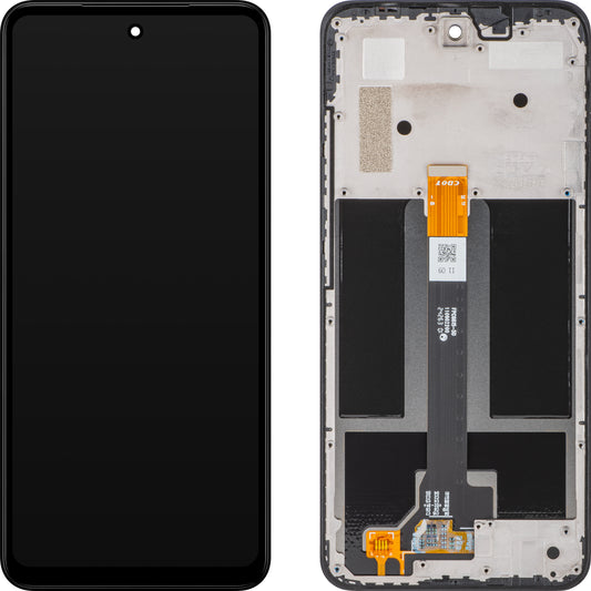 Wyświetlacz dotykowy HMD Fusion, z ramką, czarny, Service Pack 7010150506H001 