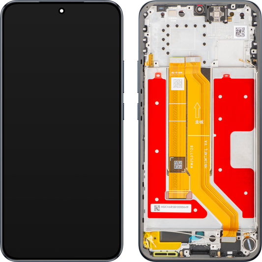 Wyświetlacz z ekranem dotykowym Honor Magic8 Lite, z ramką, czarny (Midnight Black), zestaw serwisowy 0235ARVC