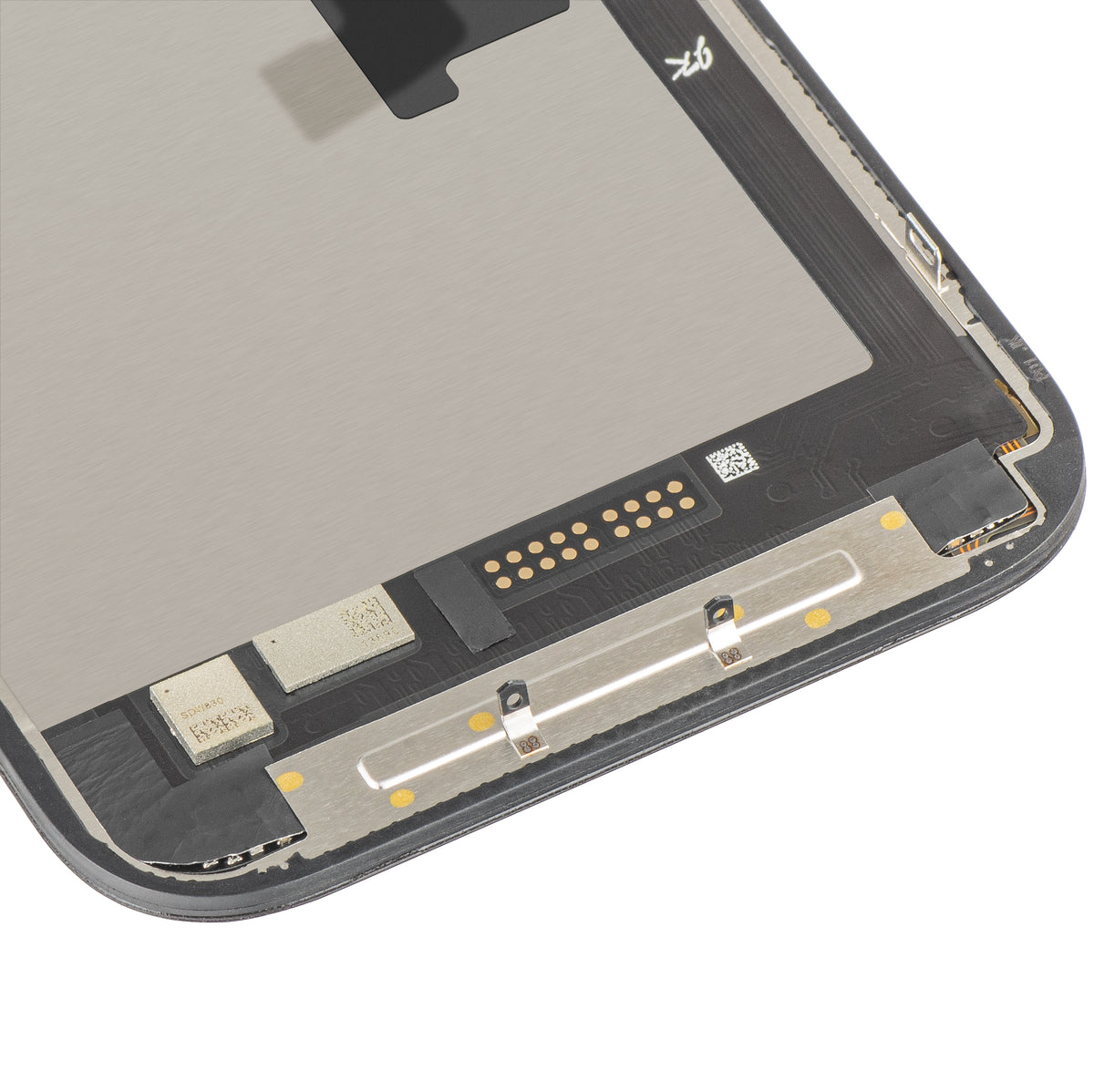 Wyświetlacz z ekranem dotykowym JK do Apple iPhone 16 Pro, z ramką, wersja LCD In-Cell IC Movable, czarny