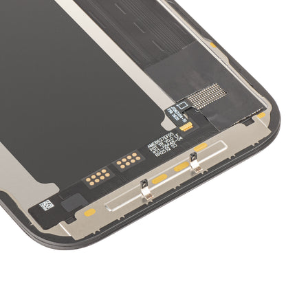 Wyświetlacz z ekranem dotykowym JK do Apple iPhone 17 Pro, z ramką, wersja LCD In-Cell IC Movable, czarny