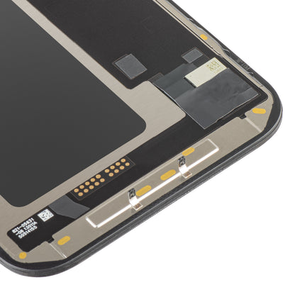 Wyświetlacz z ekranem dotykowym JK do Apple iPhone 17 Pro Max, z ramką, wersja LCD In-Cell IC Movable, czarny