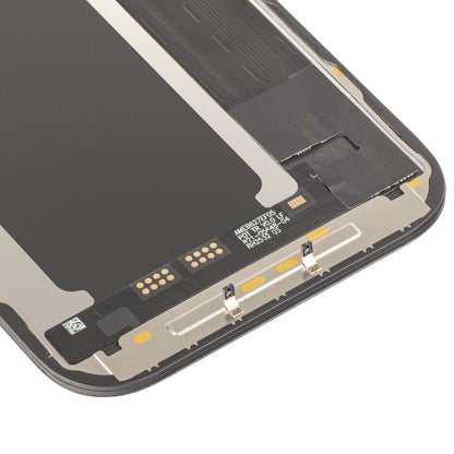 Wyświetlacz z ekranem dotykowym JK do Apple iPhone 17 Pro, z ramką, wersja LCD In-Cell IC Movable, czarny