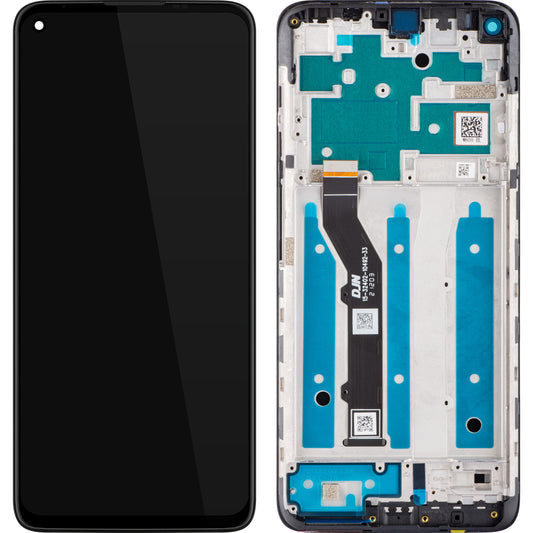 Motorola Moto G9 Plus z ekranem dotykowym, z ramką, czarny, Service Pack 5D68C17281