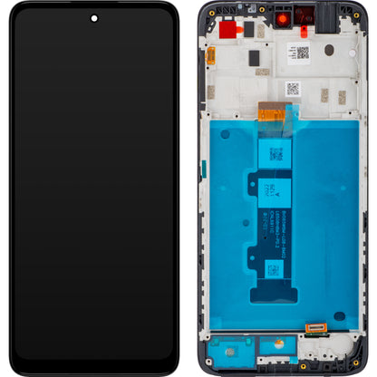 Wyświetlacz dotykowy Motorola Moto G22, z ramką, czarny, Service Pack 5D68C20423