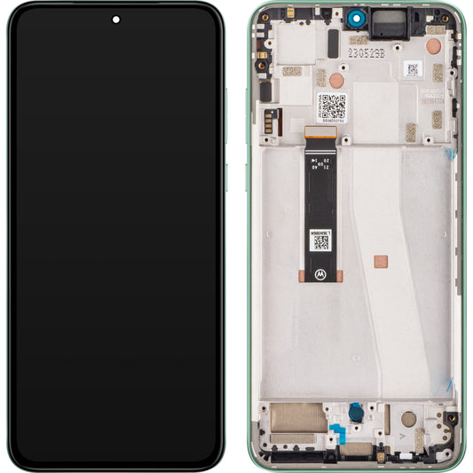 Wyświetlacz dotykowy Motorola Edge 30 Neo, z ramką, zielony (Aqua Foam), Service Pack 5D68C21406