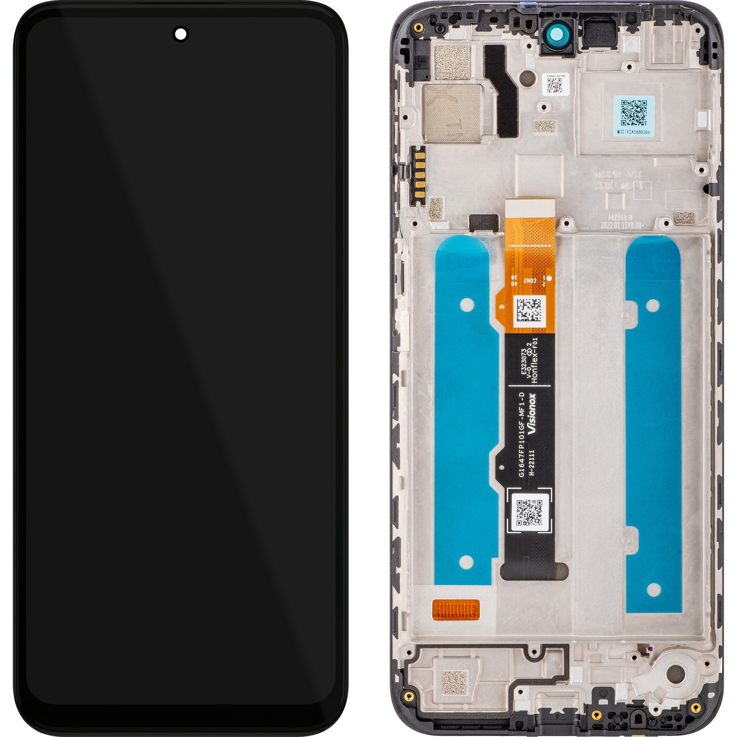 Wyświetlacz z ekranem dotykowym Motorola Moto G31 (XT2173-3), z ramką, czarny, Swap 5D68C19989