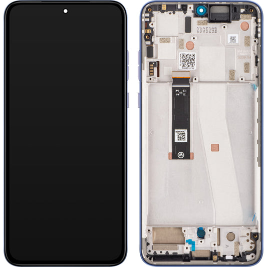 Wyświetlacz dotykowy Motorola Edge 30 Neo, z ramką, fioletowy (Very Peri), Service Pack 5D68C21405