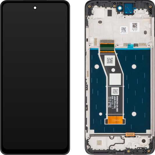 Wyświetlacz dotykowy Motorola Moto G24 z ekranem dotykowym, z ramką, czarny, Service Pack 5D68C23810