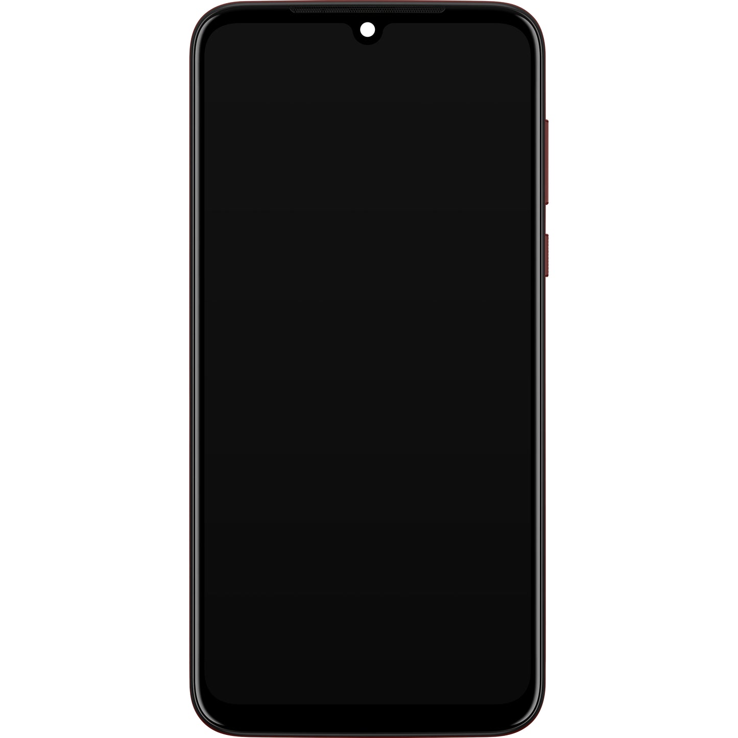 Motorola Moto G8 Plus Wyświetlacz dotykowy Motorola Moto G8 Plus, z ramką, ciemnoczerwony, Service Pack 5D68C15529 